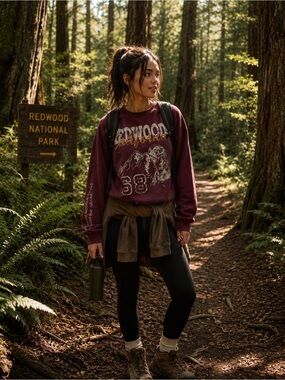 ✨SOLD OUT ✨ 🌲 Free People Redwoods California Graphic Top 🌲XS